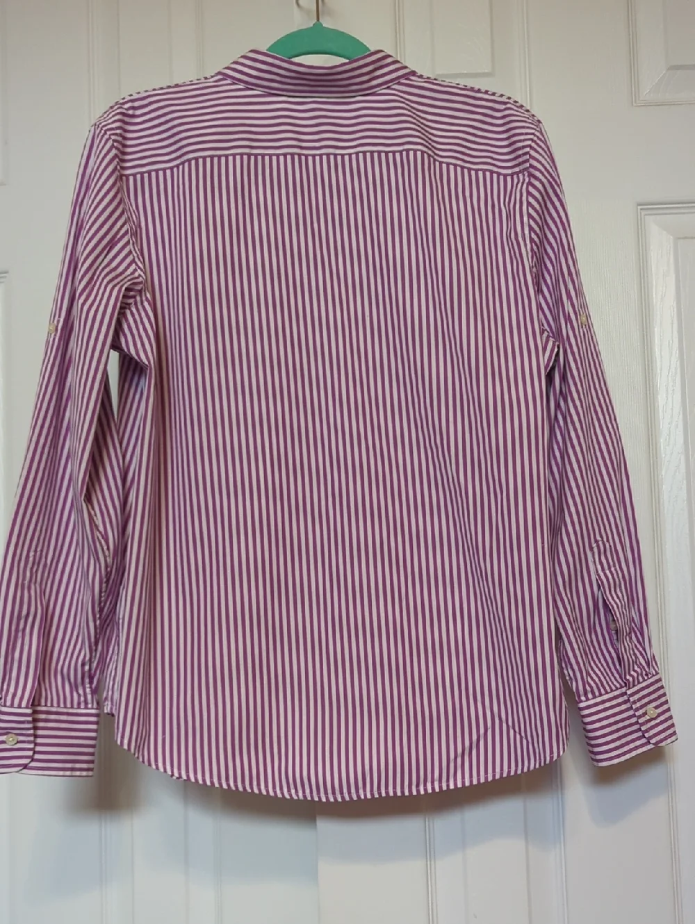 Lauren Ralph Lauren Bottondown Blouse Purple XL - Picture 5 of 7